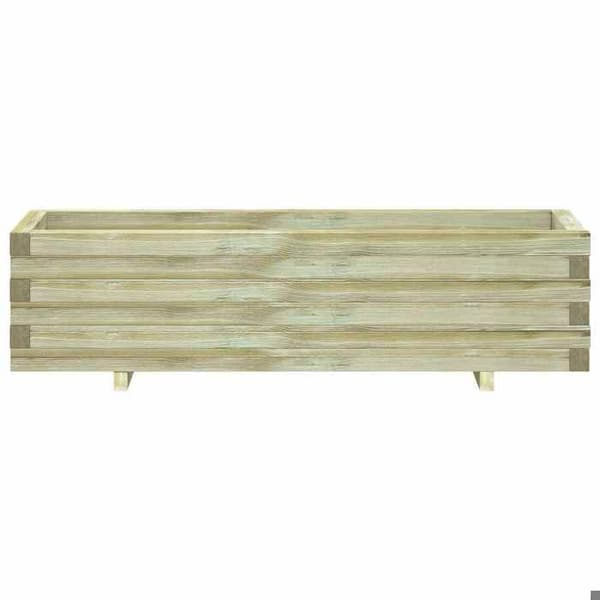 Maison Exclusive - Hævet seng 120 x 40 x 30 cm Rektangulær træ