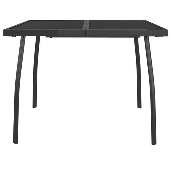 Maison Exclusive - Antrasiitti puutarhapöytä 100x100x72 cm Teräsverkko antracit
