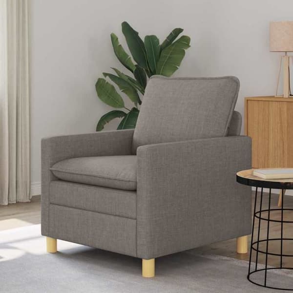 Maison Exclusive - Taupe Sofa 76 x 81 x 87,5 cm Stof