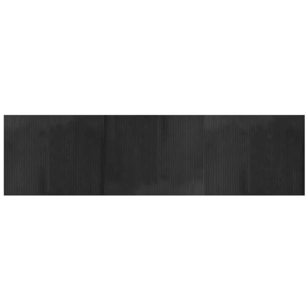 Maison Exclusive - Rektangulär matta grå 80x300 cm bambu