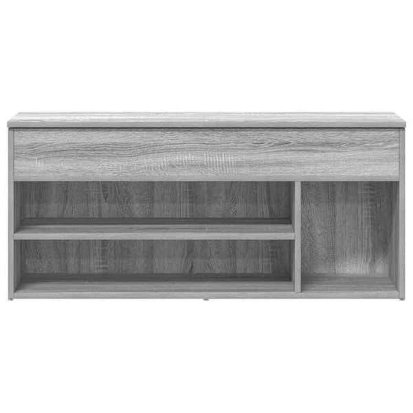 Maison Exclusive - Skoholder sonoma grå 102x30,5x45 cm ingeniørtræ Sonoma grå