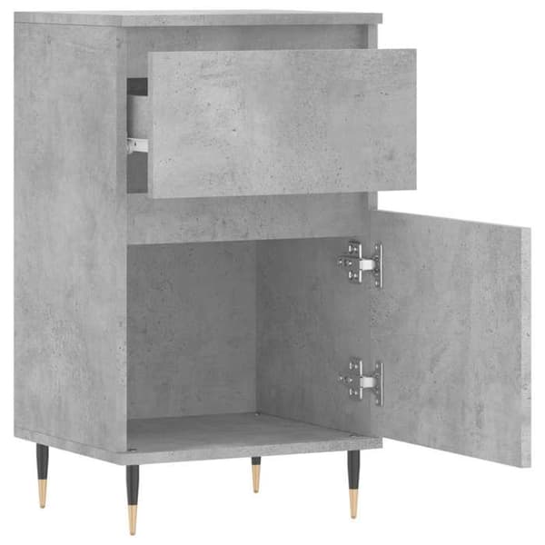 Maison Exclusive - Betonggrå buffé 40x35x70 cm ingenjörsträ