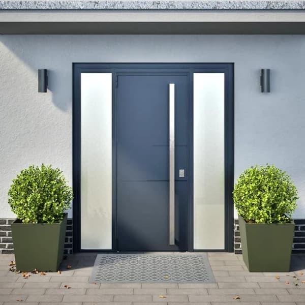 Maison Exclusive - Blomlådor 2 st olivgrön 50x50x50 cm stål