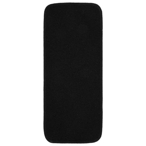 Maison Exclusive - Skridsikre trappetæpper 15 stk 60x25cm Sort Rektangulær