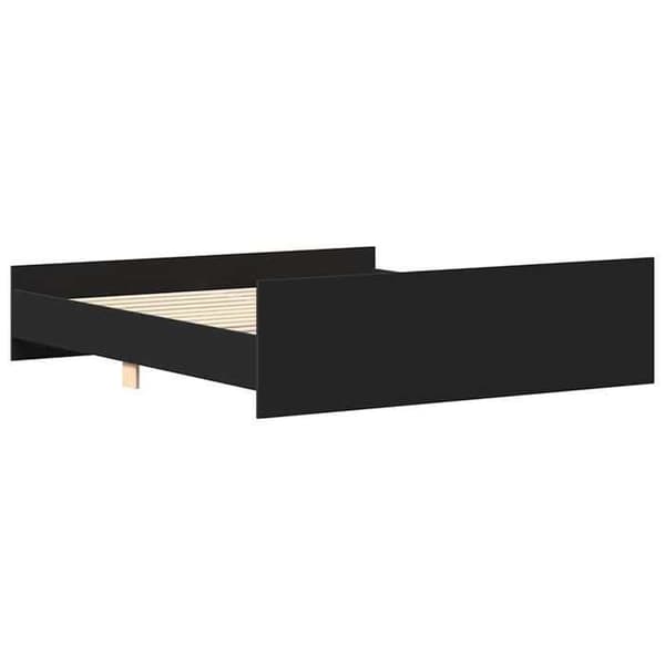 Maison Exclusive - Sengestel uden madras sort 160x200 cm Svart