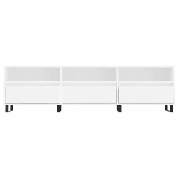 Maison Exclusive - TV-möbel vit 150x30x44,5 cm ingenjörsträ