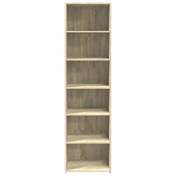 Maison Exclusive - Buffé hög ek sonoma 50x41x185 cm ingenjörsträ