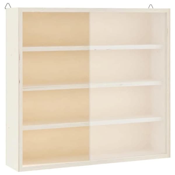 Maison Exclusive - Samling vitrineskab i træ med døre 40x8,5x37cm