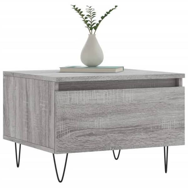 Maison Exclusive - Sofaborde 2 stk sonoma grå 50x46x35 cm ingeniørtræ Sonoma grå