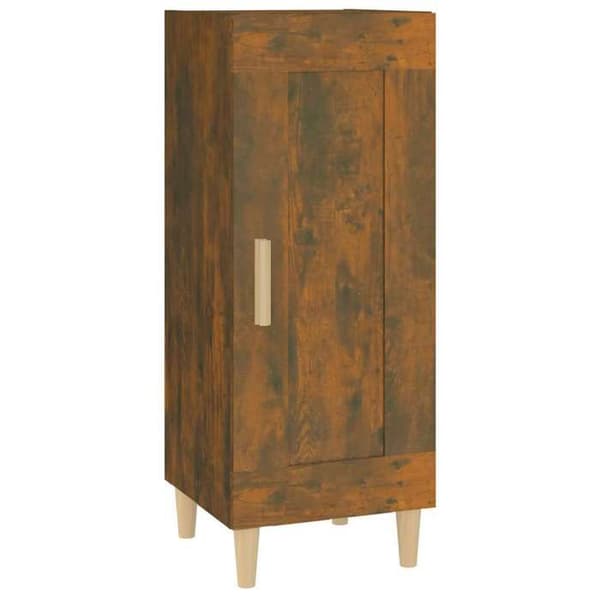 Maison Exclusive - Buffet Røget Eg 34,5x34x90 cm Ingeniørtræ