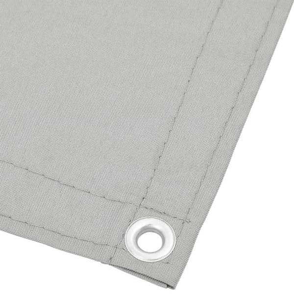 Maison Exclusive - Lys grå balkon skærm 90x600 cm 100% polyester oxford