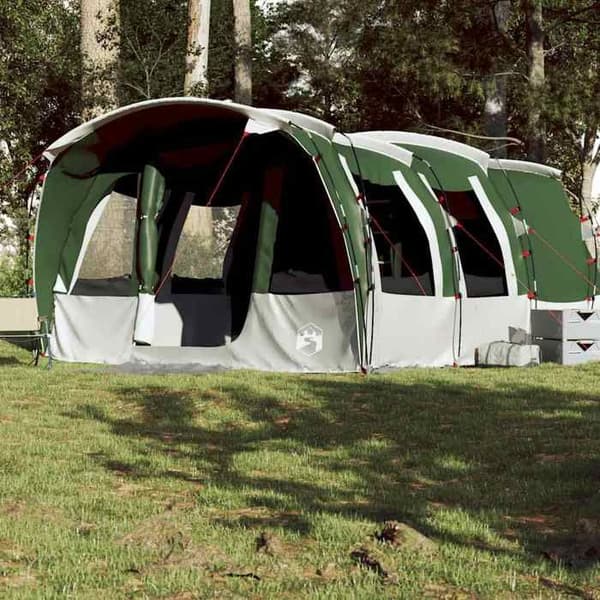 Maison Exclusive - Perheelle tarkoitettu tunneliteltta 8 hengelle, vihreä, vedenpitävä