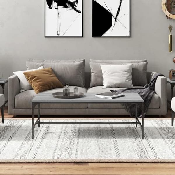 Maison Exclusive - Soffbord Sonoma grå 100x50x35 cm Ingenjörsträ