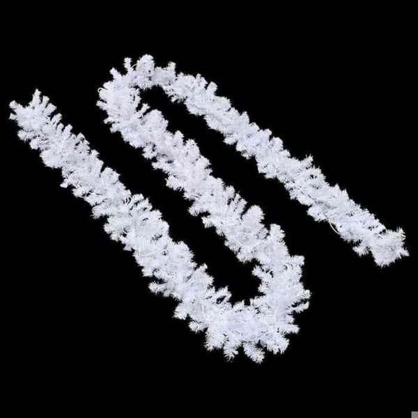 Maison Exclusive - Juleguirlande med LED-lys 20 m Hvid Vit