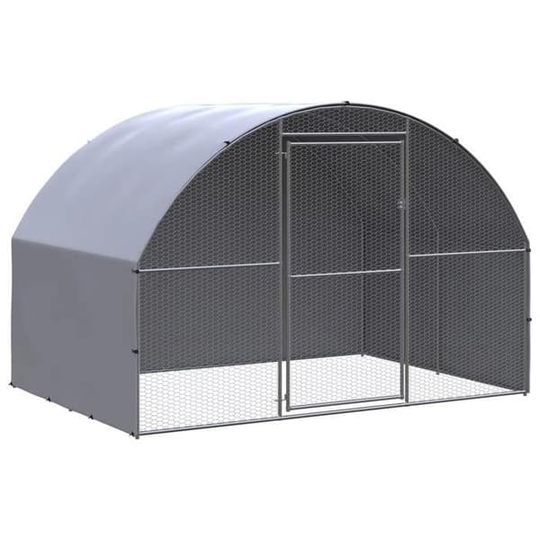 Maison Exclusive - Ulkokanala 3x2x2 m Galvanoitu teräs