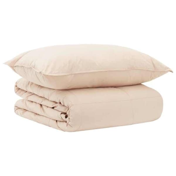 Maison Exclusive - Duvetset 2 pc 137 x 200 cm Vinter 350 gsm Beige