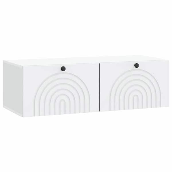 Maison Exclusive - Väggmonterad TV-möbel 99 x 41 x 30 cm Vit