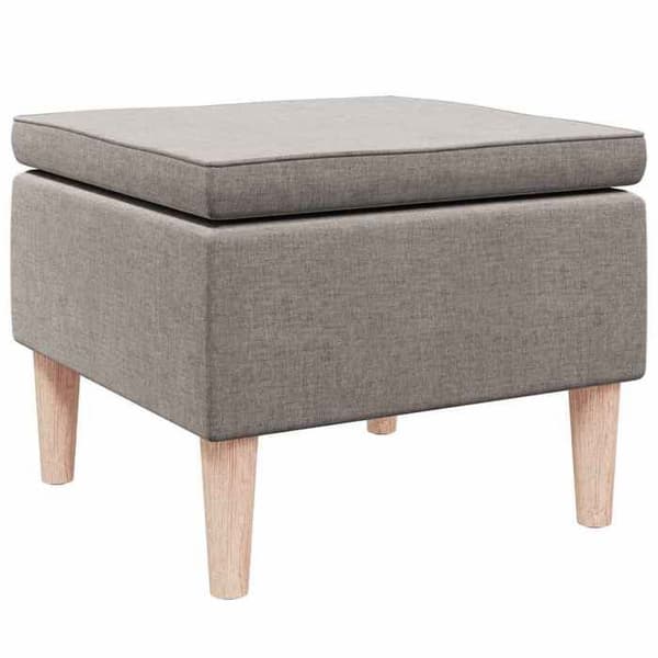 Maison Exclusive - Pall med ben i trä Taupe Tyg Mol