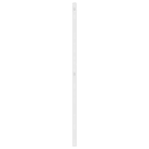 Maison Exclusive - Erstatnings hovedgærde metal hvid 180 cm