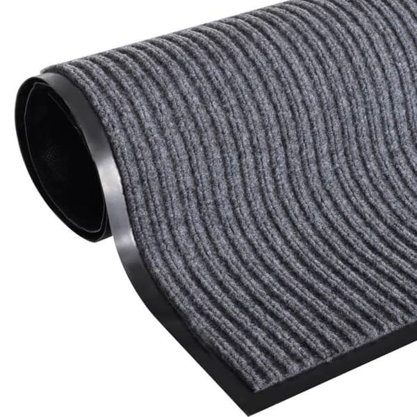Entrématta - Exklusivt Hem - Grå - 90 x 60 cm - Antiskidbakside i PVC Grå