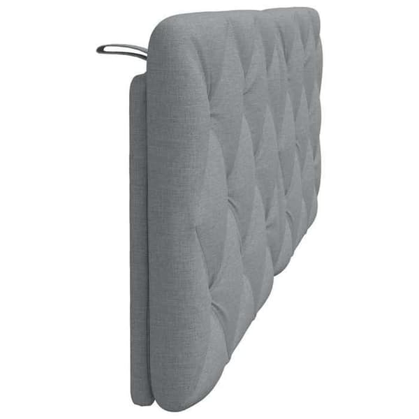 Maison Exclusive - Pude til sengegavl lys grå 140 cm stof