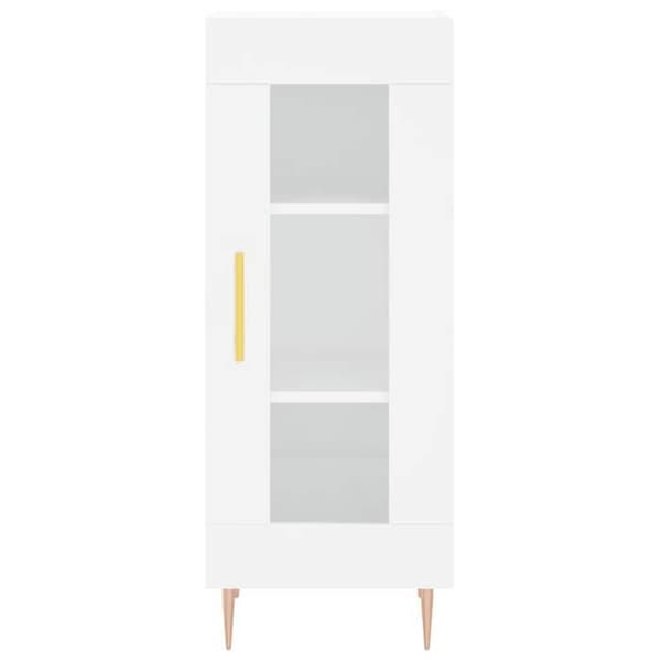 Maison Exclusive - Buffé hög Vit 34,5x34x180 cm Ingenjörsträ