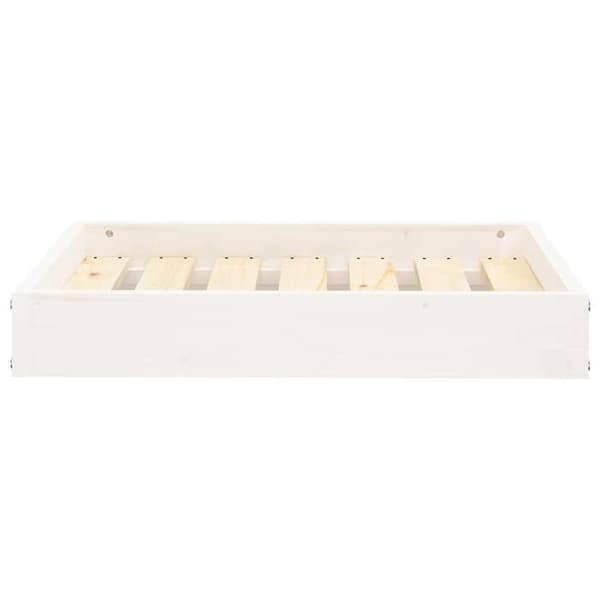 Maison Exclusive - Hundsäng Vit 61,5x49x9 cm Massivt furu