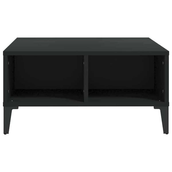 Bord - EKSKLUSIV HUS - 60x60x30 cm - Sort - Ingeniørtræ - 4 rum Svart