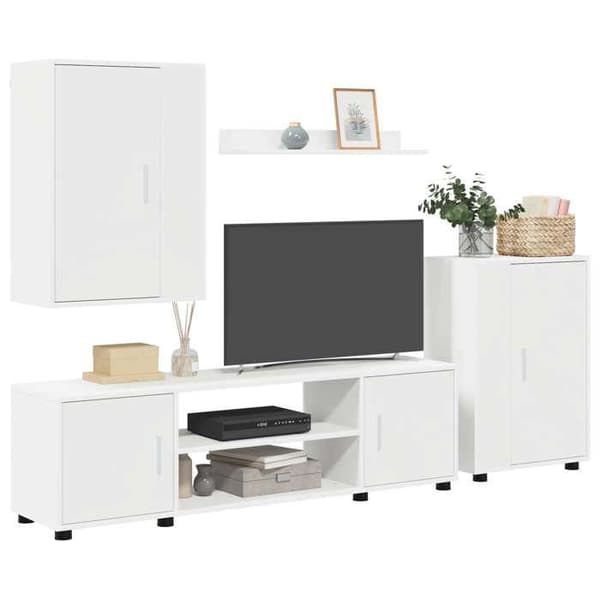 Maison Exclusive - TV-møbel sæt 140 x 40 x 33 cm Hvid Vit