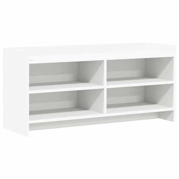Maison Exclusive - TV-möbel 100 x 33 x 47 cm Vit Ingenjörsträ