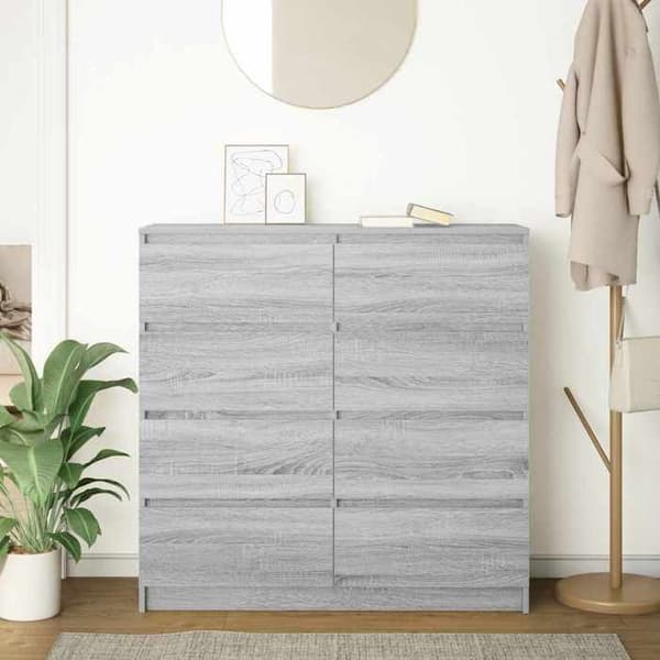 Maison Exclusive - Buffet sonoma grå 100x35x99 cm ingeniørtræ