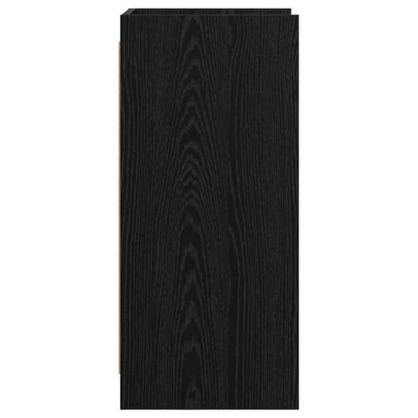 Buffet - EKSKLUSIVT HUS - Eksklusivt Hus - Sort Eg - Ingeniørtræ - 40x36x80 cm svart ek