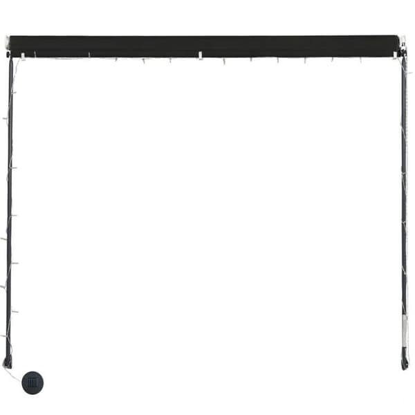 Maison Exclusive - Retractable awning with LED 300x150 cm Antracit antracit