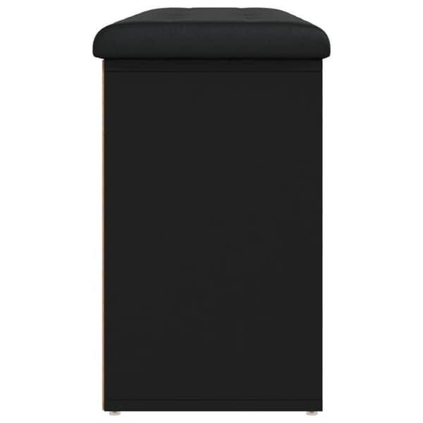Maison Exclusive - Sort skohylde 102x32x50 cm ingeniørtræ