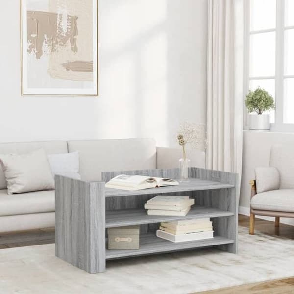 Bord - EKSKLUSIV HUS - Sonoma grå - 100x50x50 cm - Ingeniørtræ - Modulerbar opbevaring Sonoma grå