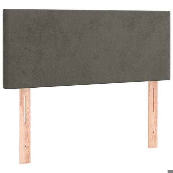 Maison Exclusive - Tummanharmaa pääty 80x5x78/88 cm Sametti