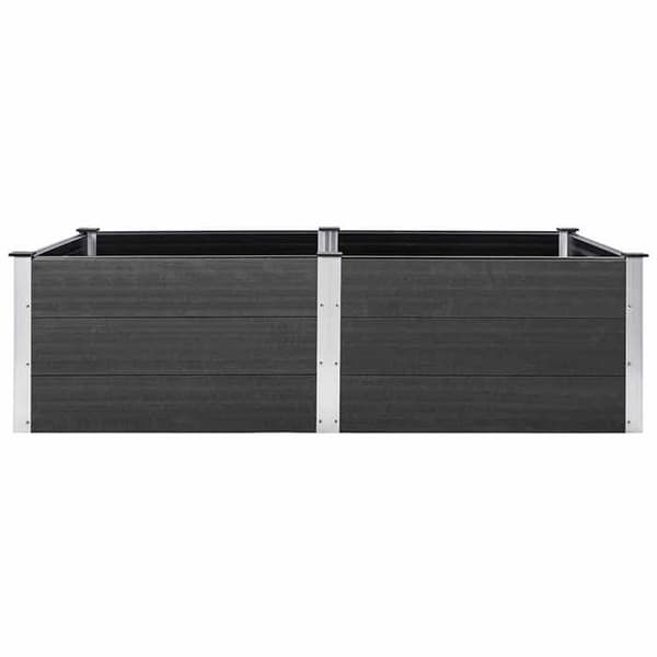 Maison Exclusive - Hævet havebed 200x100x54 cm WPC Grå