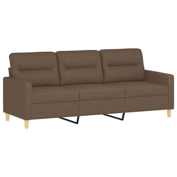 Maison Exclusive - Sæt af 4 sofaer med brune stofpuder