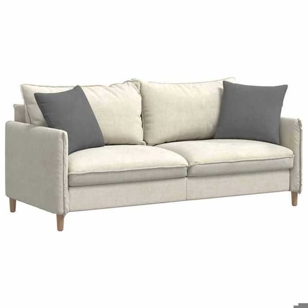 Maison Exclusive - Soffkuddar 2 st tyg Mörkgrå 45 x 45 cm