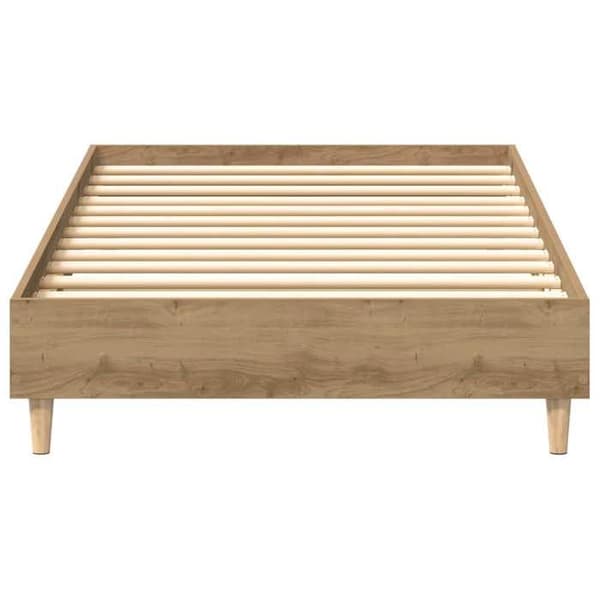 Plattformssängram - EXKLUSIV HEM - Minimalistisk - Ingenjörsträ - Latten ingår - Modern design