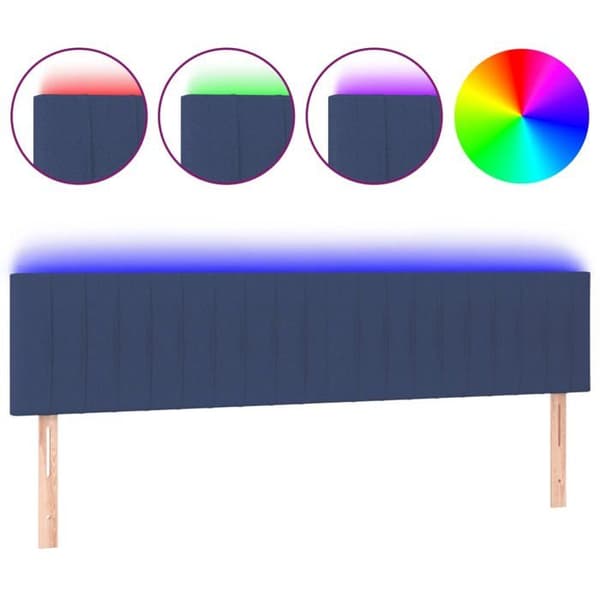 Maison Exclusive - LED-pääty sininen 180x5x78/88 cm Kangas blå