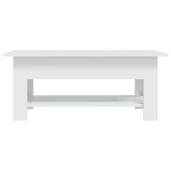 Maison Exclusive - Hvid sofabord 102x55x42 cm ingeniørtræ