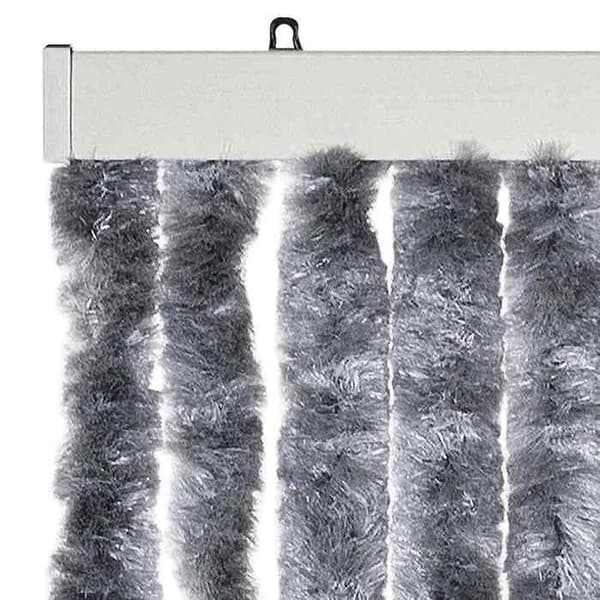 Maison Exclusive - Silverfärgad myggnät 118x220 cm chenille