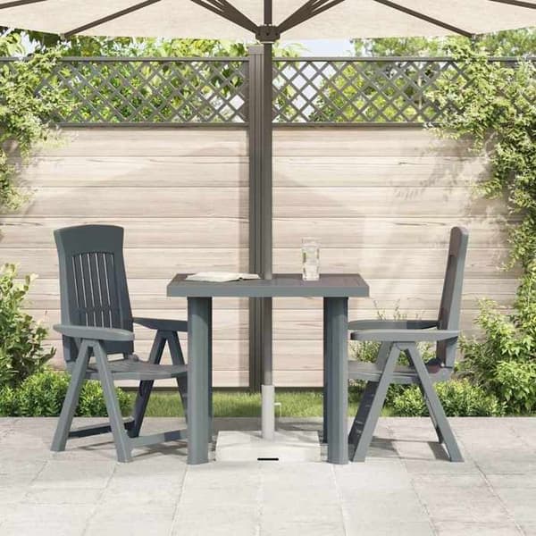 Maison Exclusive - Trädgårdsbord Grön 80x75x72 cm Plast Grön