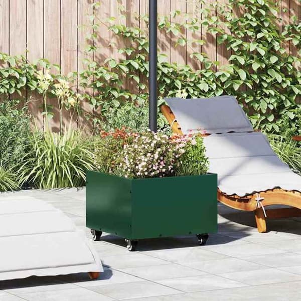 Maison Exclusive - Grøn parasolfod 45 x 45 x 45 cm Stål