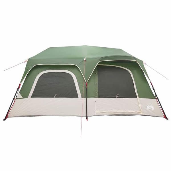 Instanttält - EXKLUSIVT HUS - 10 platser - Polyester 185T PU - Ställning av glasfiber - Snabb montering
