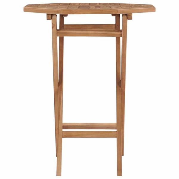 Maison Exclusive - Sammenklappeligt havebord 60x60x75 cm Solid teaktræ