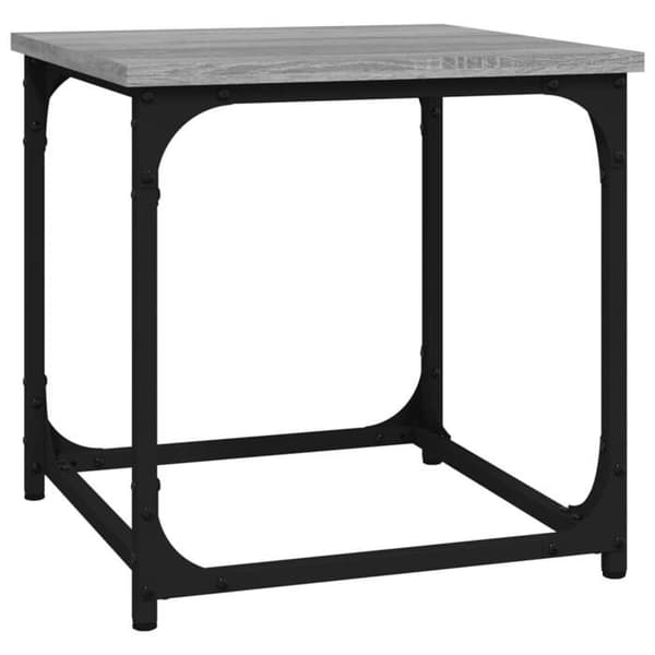 Maison Exclusive - Sonoma grå sidebord 40x40x40 cm Ingeniørtræ Sonoma grå