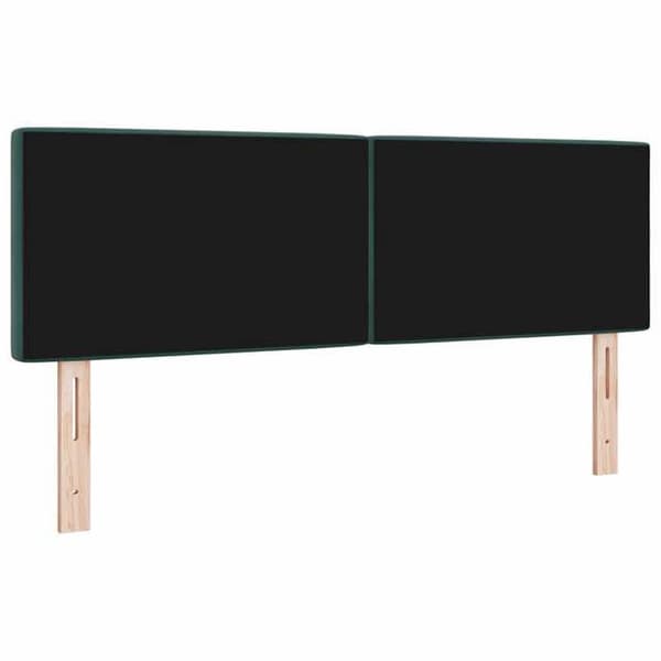 Maison Exclusive - Hovedgærde Mørkegrøn 144 cm Velour