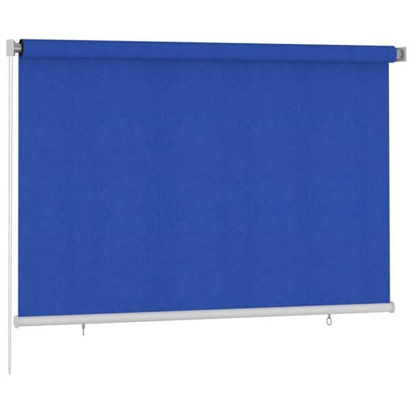 Rullegardin - EKSKLUSIV HUS - 225 x 140 cm - Blå - PEHD - Blokerer solen Blå